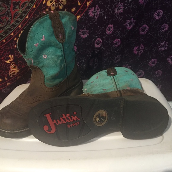 Justin cowboy boots - Picture 1 of 2