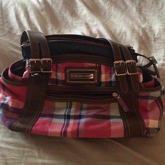 Pink Plaid Purse