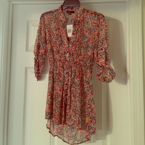 Medium Weavers blue and pink blouse