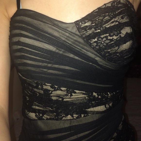 City Triangles Black Mini Dress - Picture 4 of 4