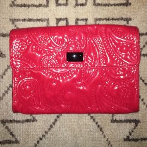 PATENT PAISLEY KATE SPADE CLUTCH
