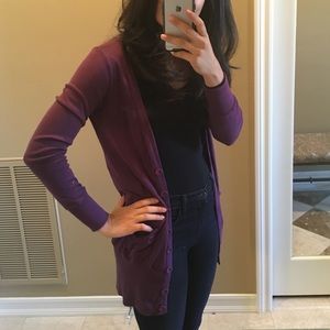Splendid Long Cotton Cardigan