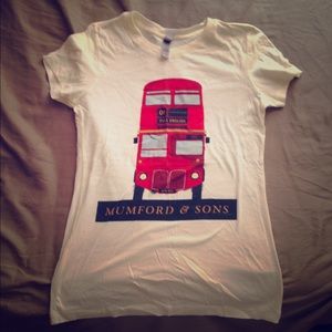 Mumford and Sons tour tee
