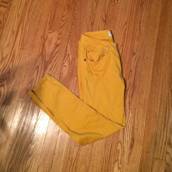 Mustard Skinny Jeans