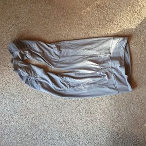 Grey lululemon run inspire crop