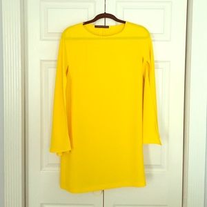 ZARA SHEATH DRESS WITH SPLIT SLEEVES