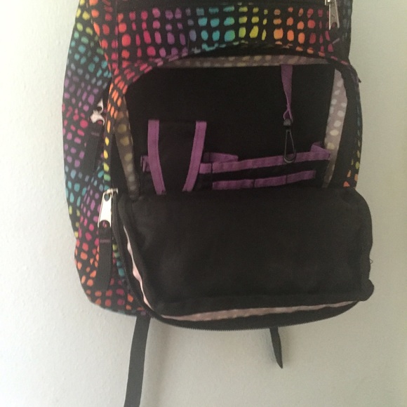jansport rainbow backpack - Picture 2 of 3