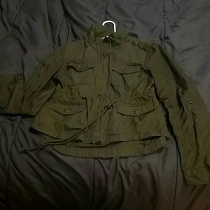 Army green jacket