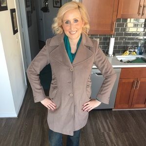 Taupe Tahari Coat, Perfect Condition!