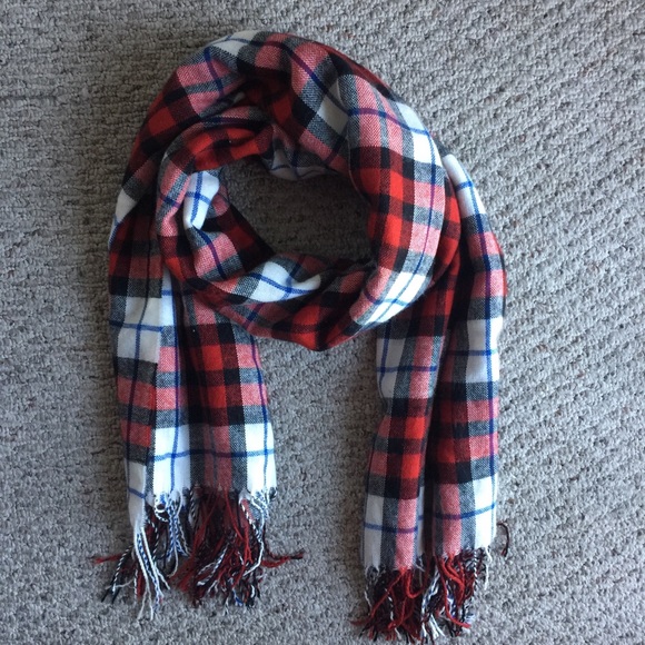 Plaid scarf - Picture 1 of 2