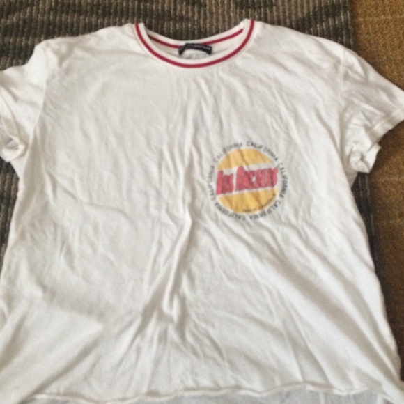 Brandy Melville crop top w/ Los Angeles graphic