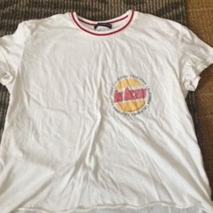 Brandy Melville crop top w/ Los Angeles graphic