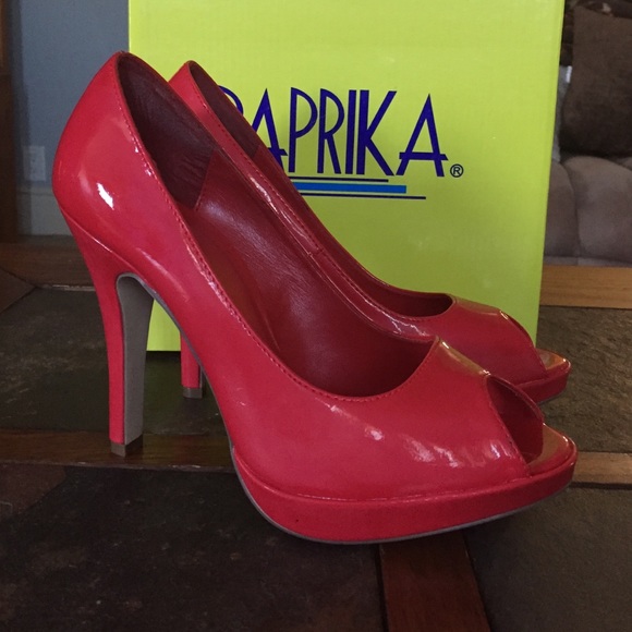 Red heels.