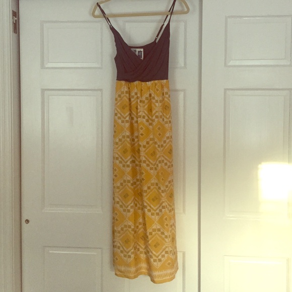 Anthropologie  mid length dress, maxi if short