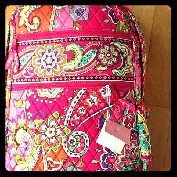 💜Vera Bradley, Pink Swirls, Backpack💜NWT - Picture 1 of 3