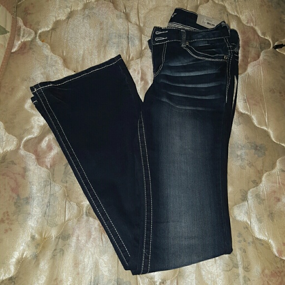 Size 25X35 Mid-Rise Flare Vanity jeans - Picture 1 of 4