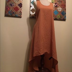 Sleeveless high low sundress