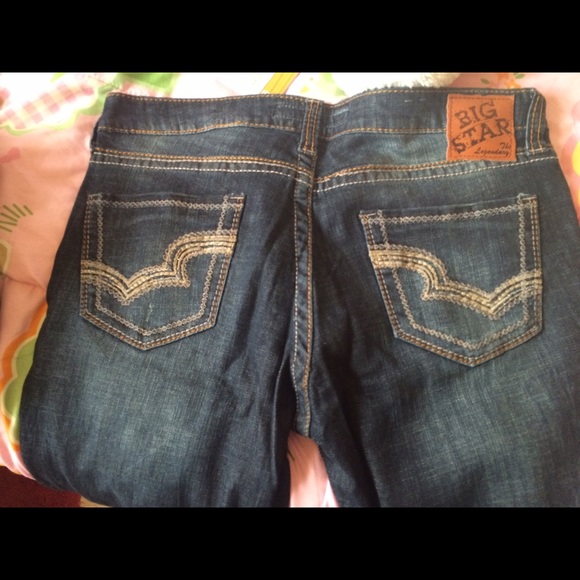 Womens size 32 big star jeans *hemmed*