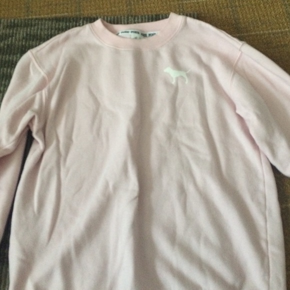 Really cute VS pink yoga crewneck size S