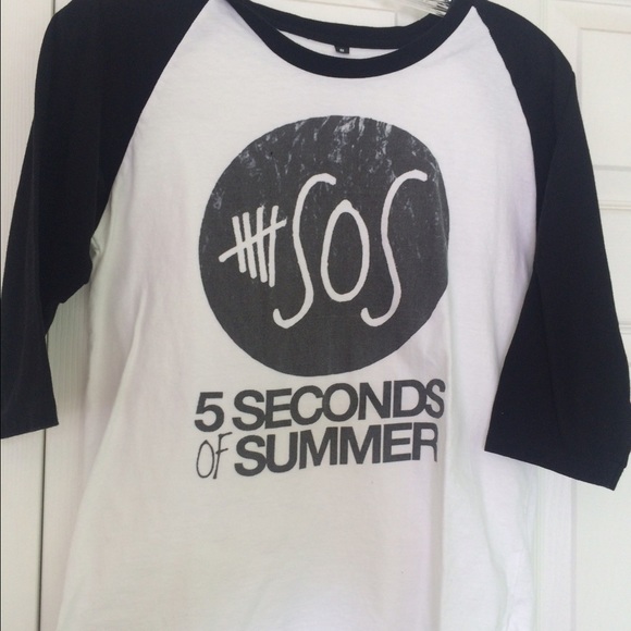 5SOS baseball tee:)) - Picture 2 of 2