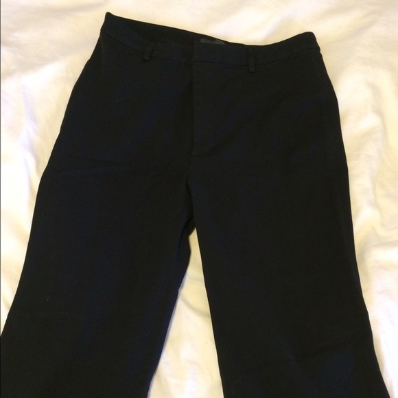 Long black trousers from Banana Republic