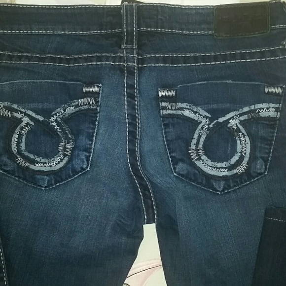 Big Star Nico 28 X 29 dark distressed jeans