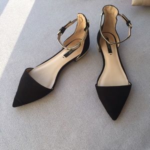 Zara black flats