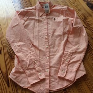 Ralph Lauren Women's Slim Fit Button Up