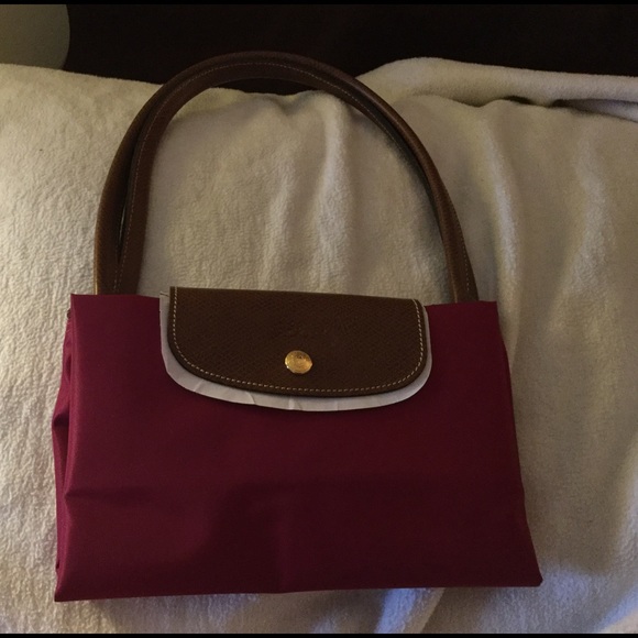 New Longchamp Long Handle Large Nylon Tote