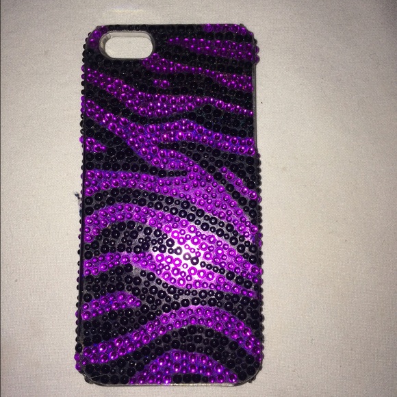 Purple zebra iPhone 5/5s case!!