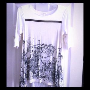 Anthropologie Tunic  3/4 Sleeves