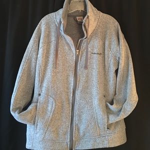 Avalanche light gray zip up