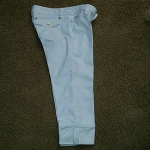 Michael Kors White Skinny Cropped Jeans 8