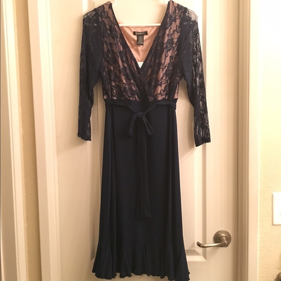 Navy Blue Cocktail Dress