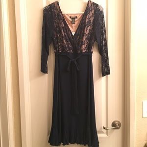 Navy Blue Cocktail Dress