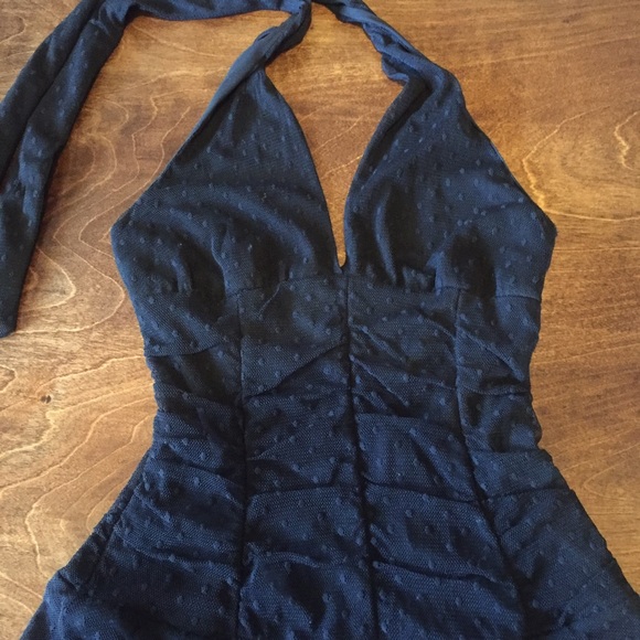 Perfect Black Halter Party Dress 🥂 - Picture 2 of 4