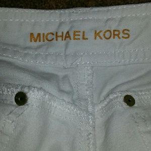 Additional pic. Michael Kors White Cropped Jeans