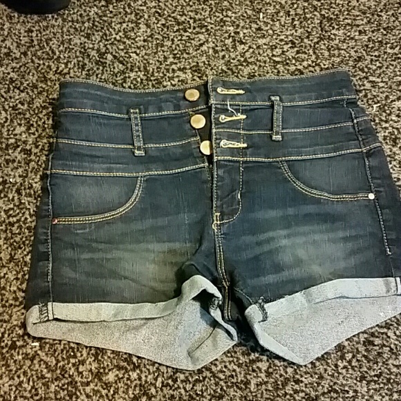 High waisted shorts