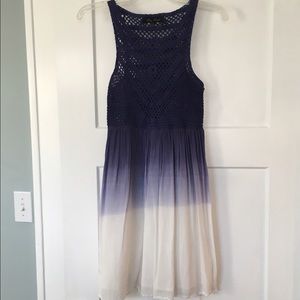 Purple and white summer dress/coverup