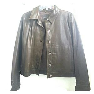 Banana Republic Leather jacket.