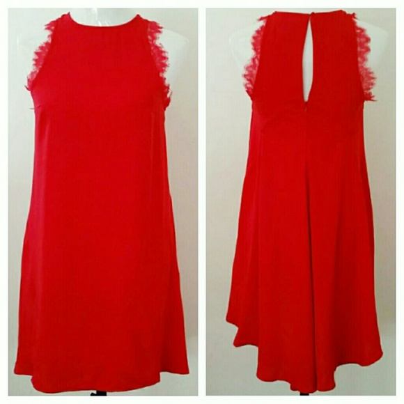 Eyelash Lace Trimmed Dress - Picture 2 of 4