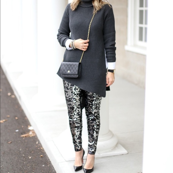 Sequined leggings
