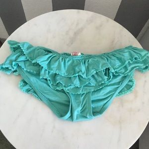 Juicy Couture ruffle swim bottoms