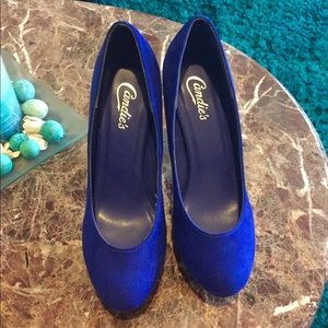 Candie's blue high heels!