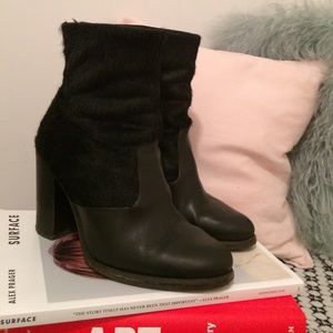 All Saints Calf Hair/Leather Boot