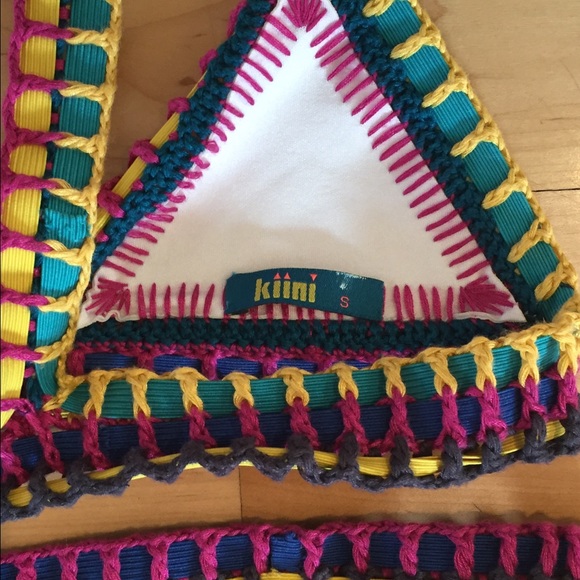 Beautiful Kiini white crochet bikini.  Never worn! - Picture 4 of 4