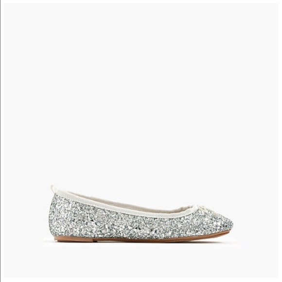 Jcrew / Crewcuts Glitter Ballet Flats - like new