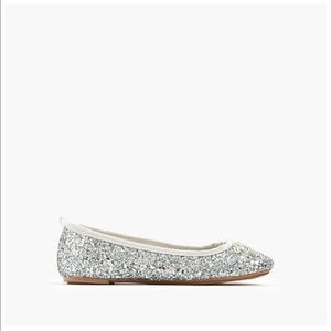 Jcrew / Crewcuts Glitter Ballet Flats - like new