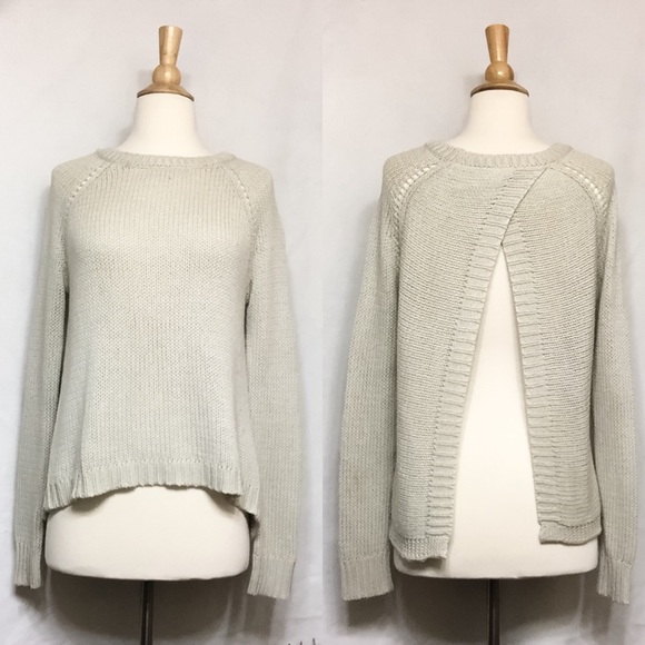 BB Dakota Sweaters - BB Dakota Open-Back Sweater