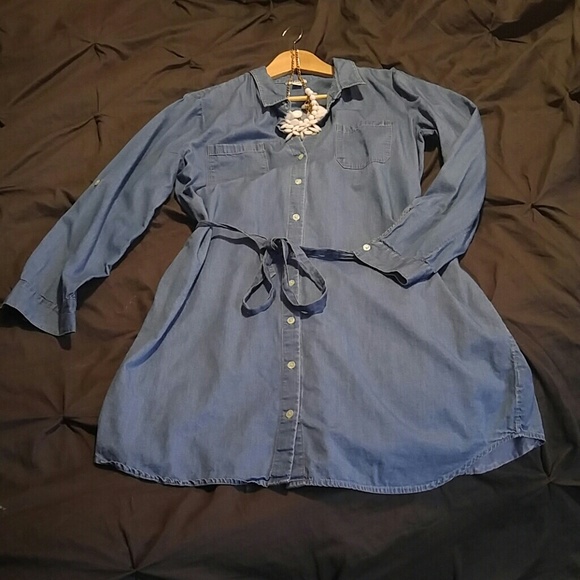 Denim/Chambray Shirt Dress